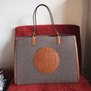 Tory Burch Ella Felt Tote Bag - EUC